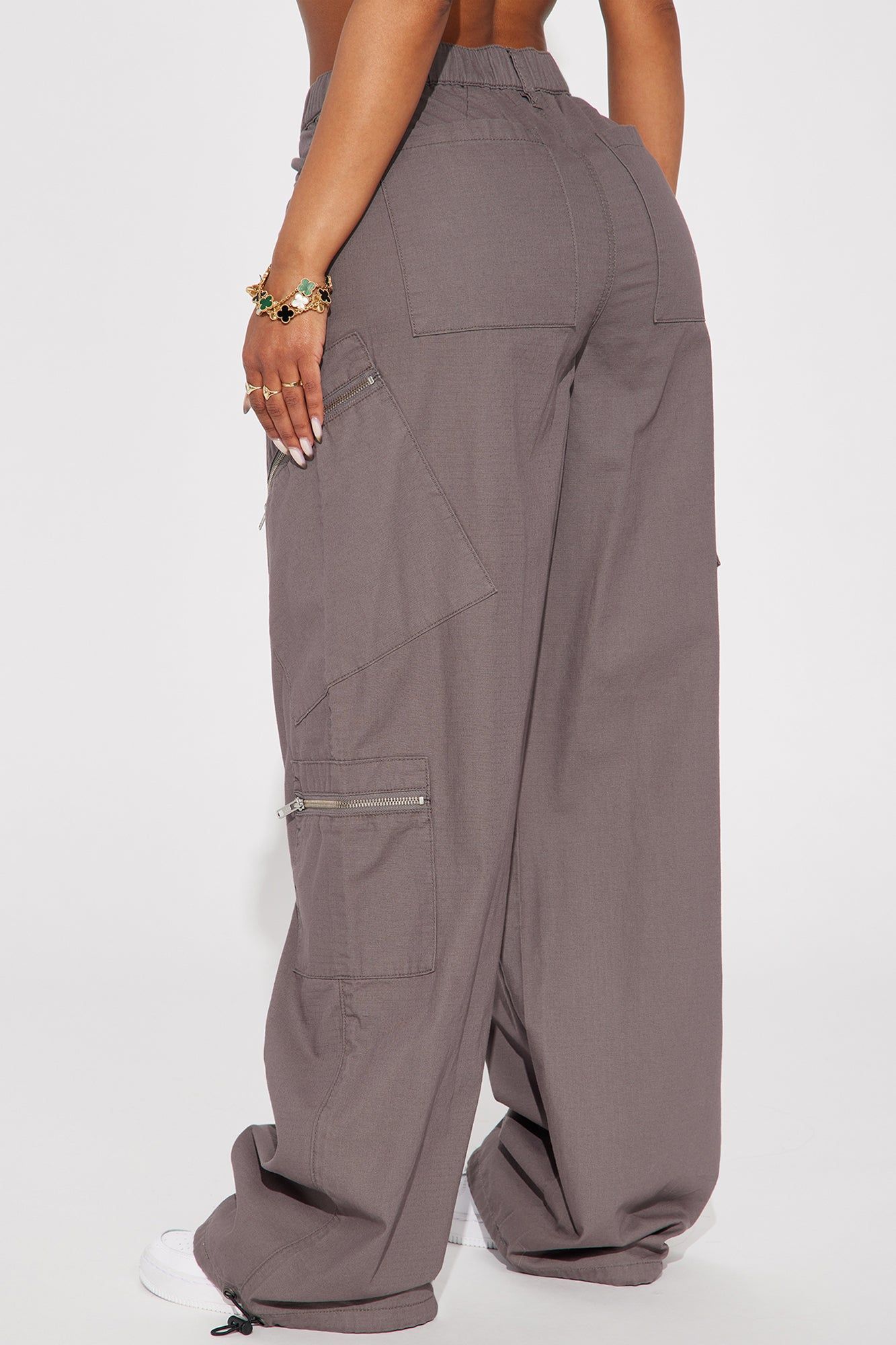 All My Life Ripstop Cargo Pant - Charcoal sold by Fashion Nova product image thumbnail 3