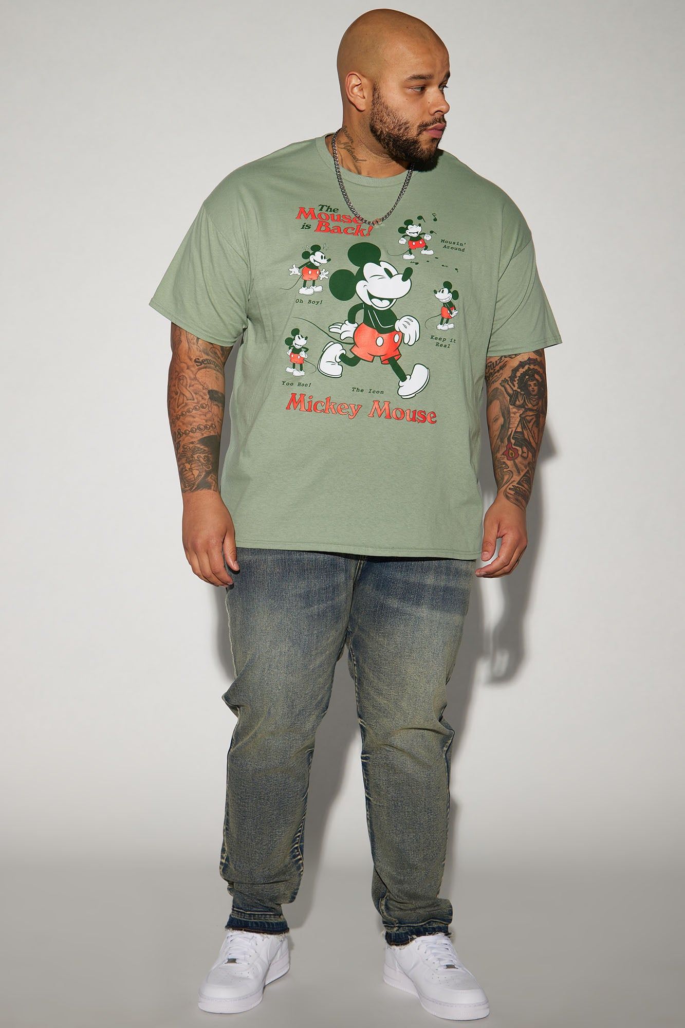Disney The Mouse Is Back Short Sleeve Tee - Green sold by Fashion Nova product image thumbnail 5