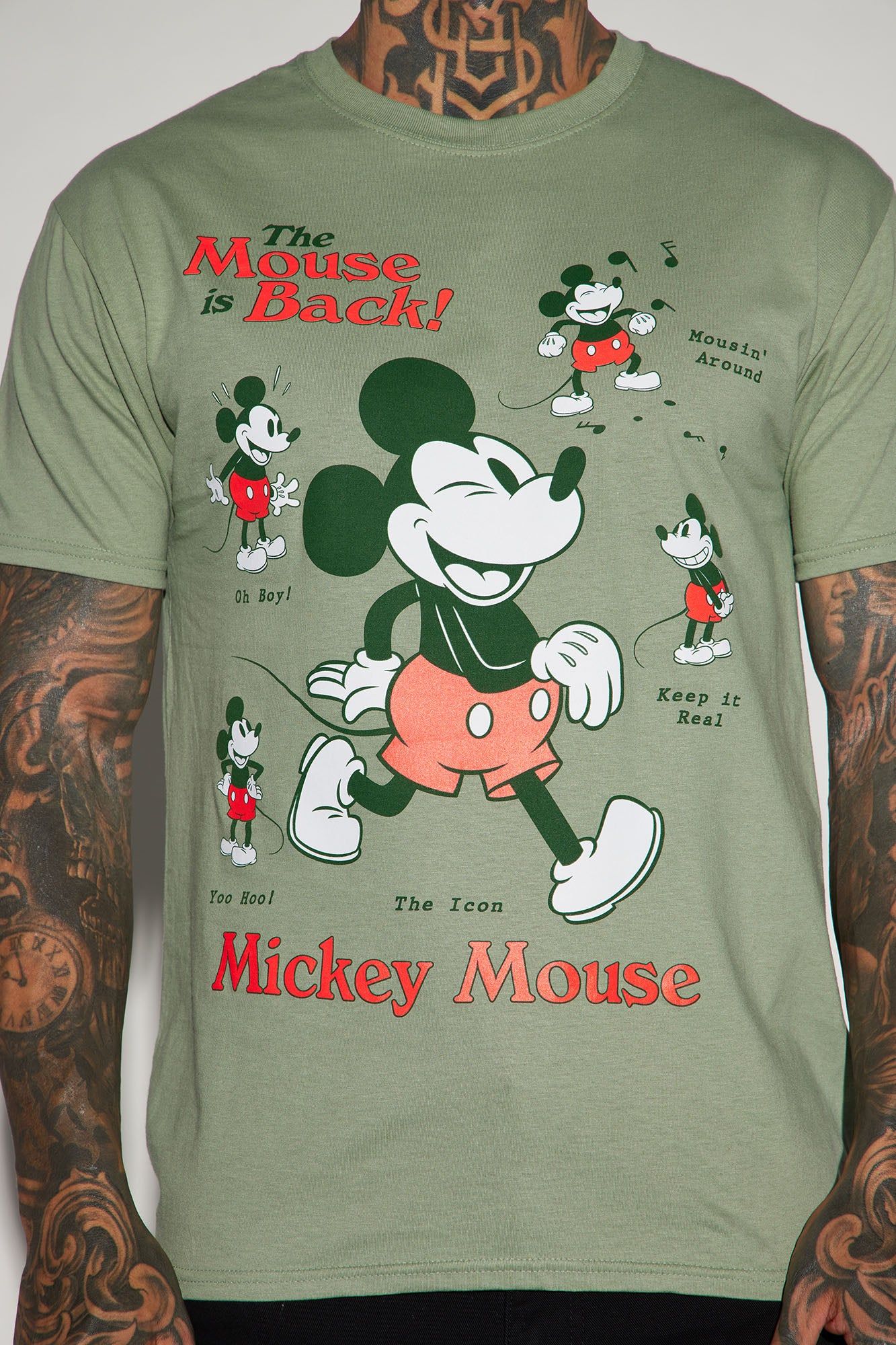Disney The Mouse Is Back Short Sleeve Tee - Green sold by Fashion Nova product image thumbnail 3