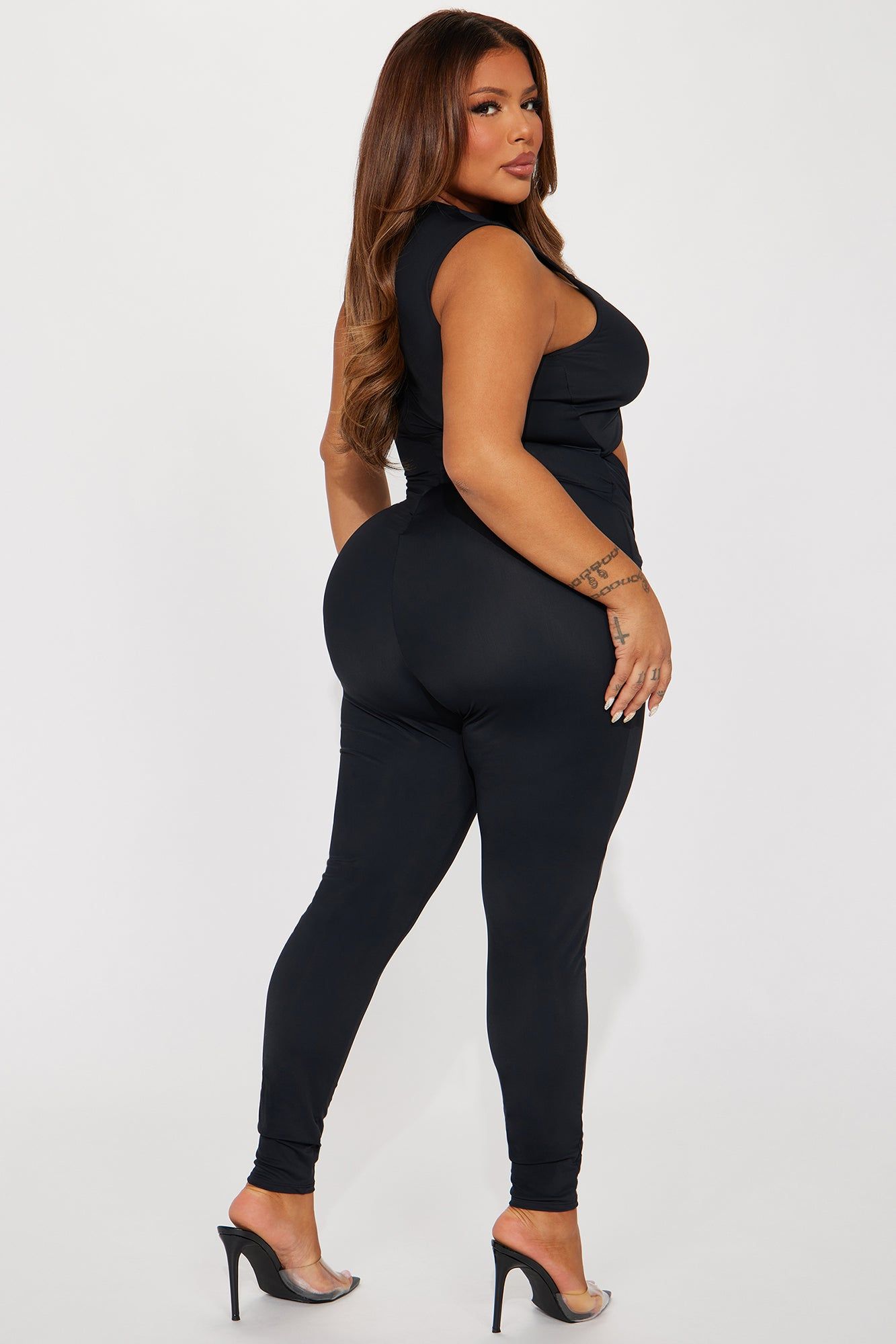 Pilates Princess Active Jumpsuit - Black sold by Fashion Nova product image thumbnail 6