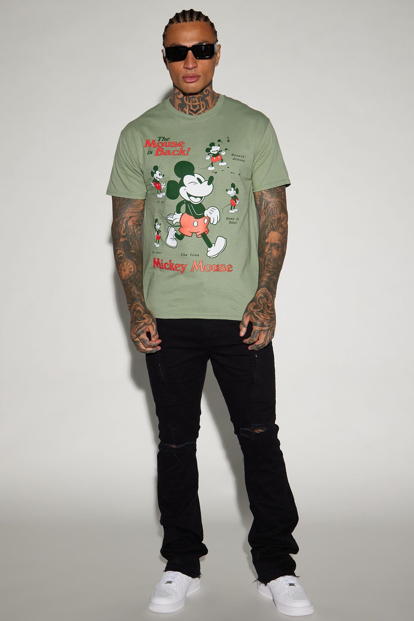Disney The Mouse Is Back Short Sleeve Tee - Green sold by Fashion Nova product image thumbnail 2