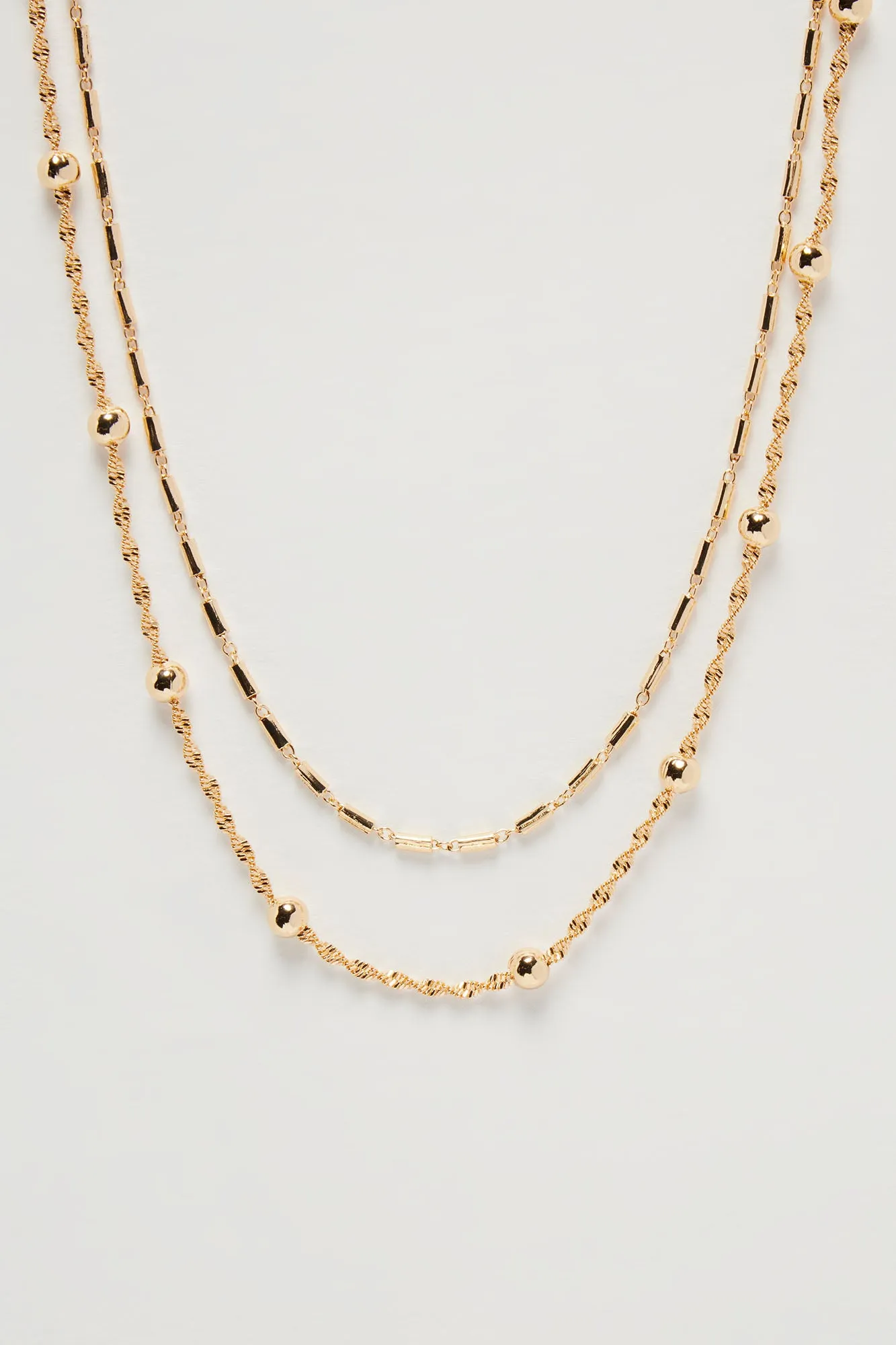 Carina Layered Necklace - Gold sold by Fashion Nova product image thumbnail 3