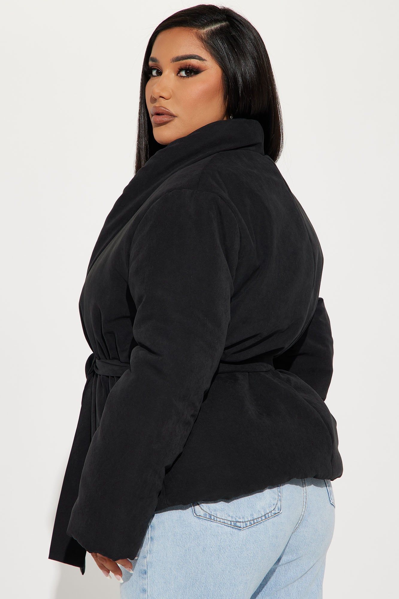 Classy Days Puffer Coat - Black sold by Fashion Nova product image thumbnail 3
