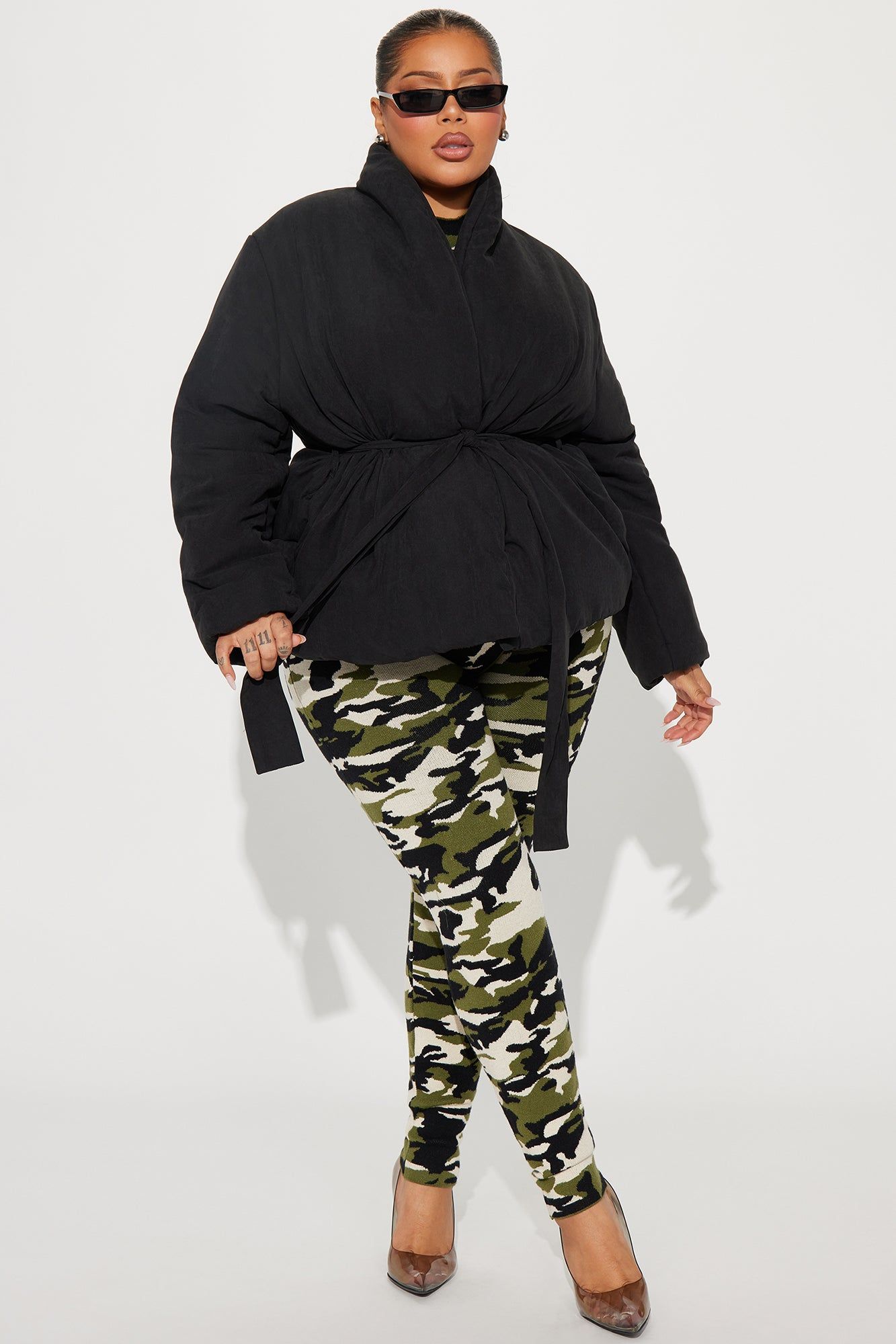 Classy Days Puffer Coat - Black sold by Fashion Nova product image thumbnail 5