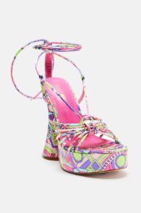 Feelin' It Heeled Sandals - Multi Color sold by Fashion Nova