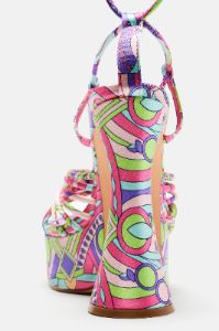 Feelin' It Heeled Sandals - Multi Color sold by Fashion Nova