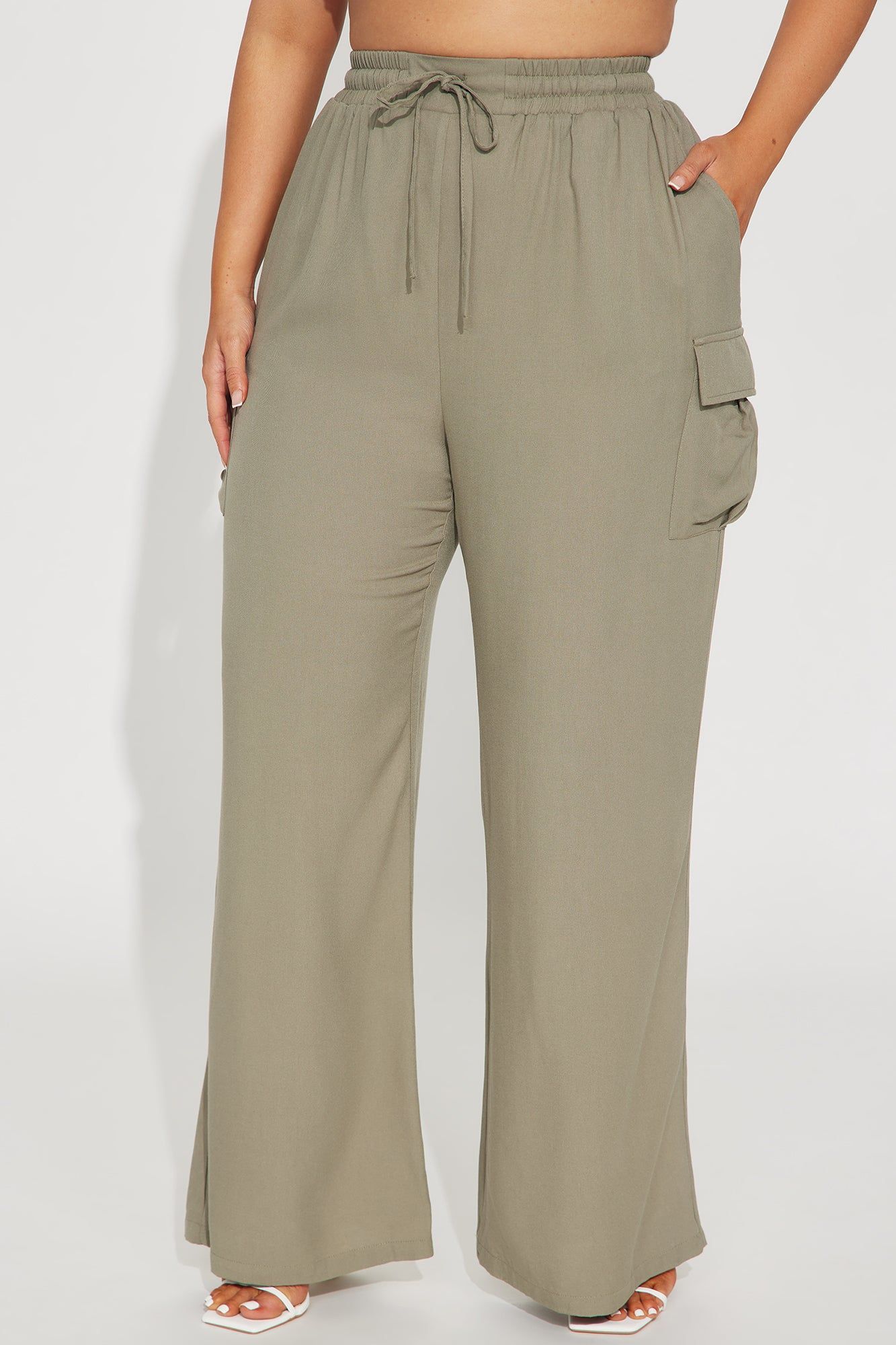 Camilla Wide Leg Cargo Pant - Charcoal sold by Fashion Nova product image thumbnail 5