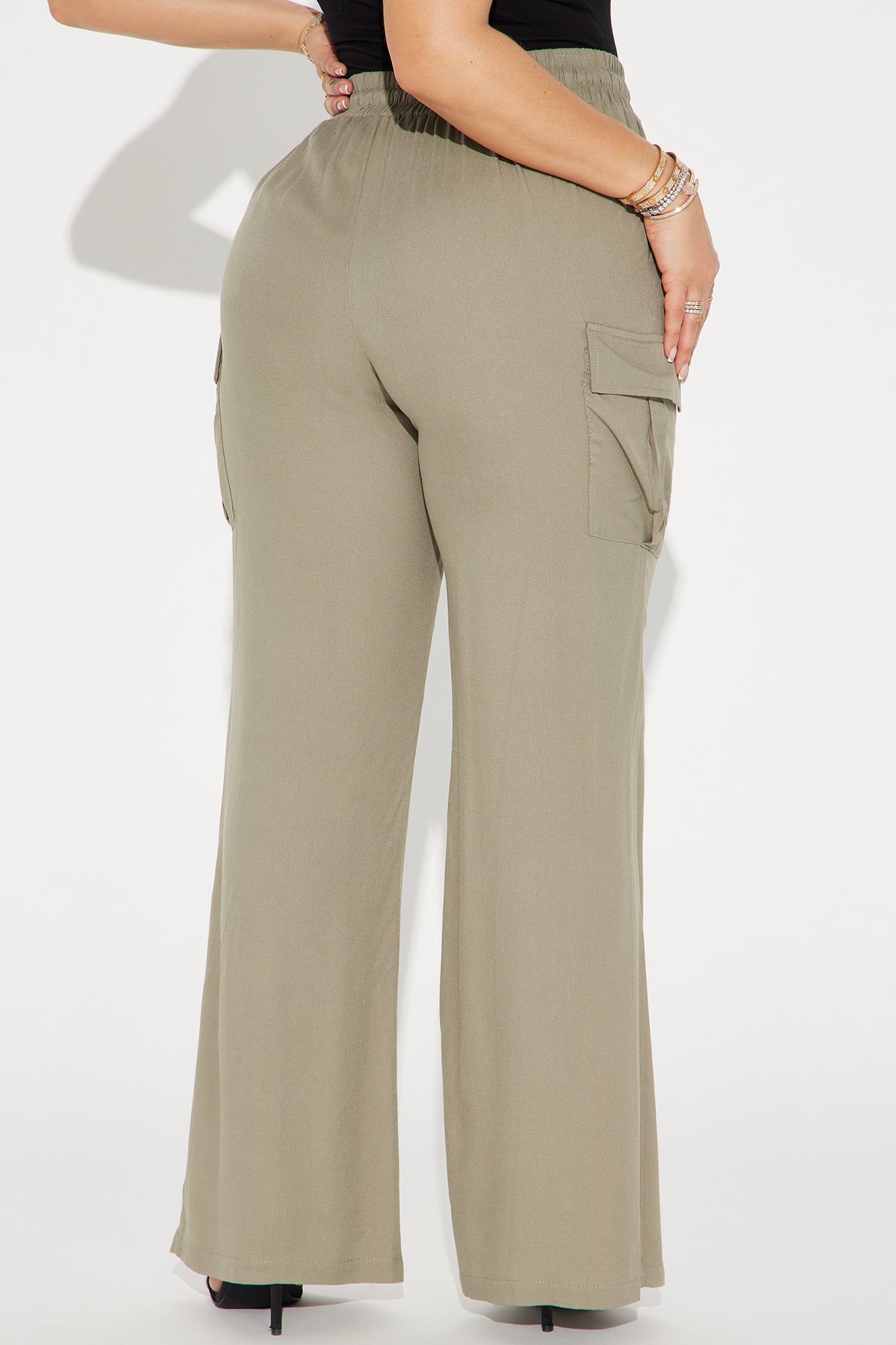 Camilla Wide Leg Cargo Pant - Charcoal sold by Fashion Nova product image thumbnail 3
