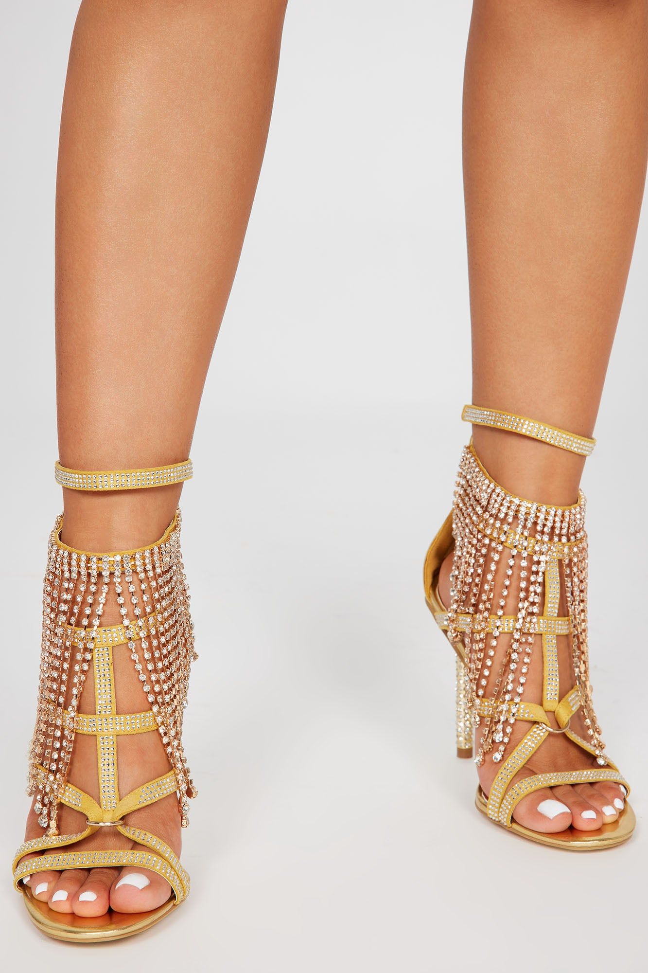 No Dull Moments Heeled Sandals - Gold sold by Fashion Nova product image thumbnail 2