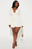 Cozy Moments Sweater Romper - Cream sold by Fashion Nova