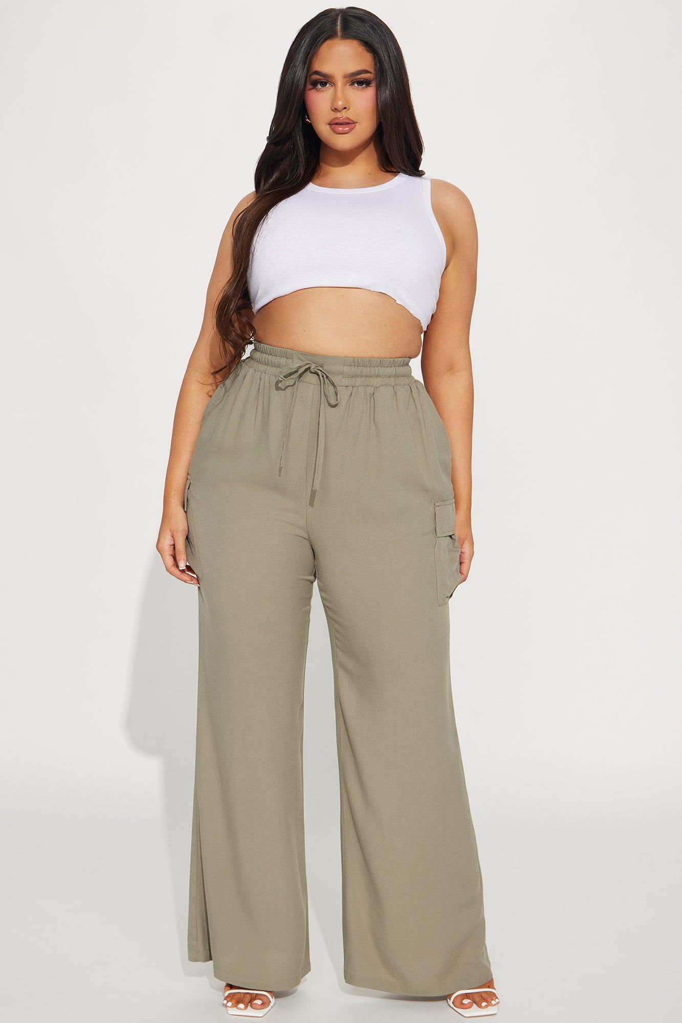 Camilla Wide Leg Cargo Pant - Charcoal sold by Fashion Nova product image thumbnail 4