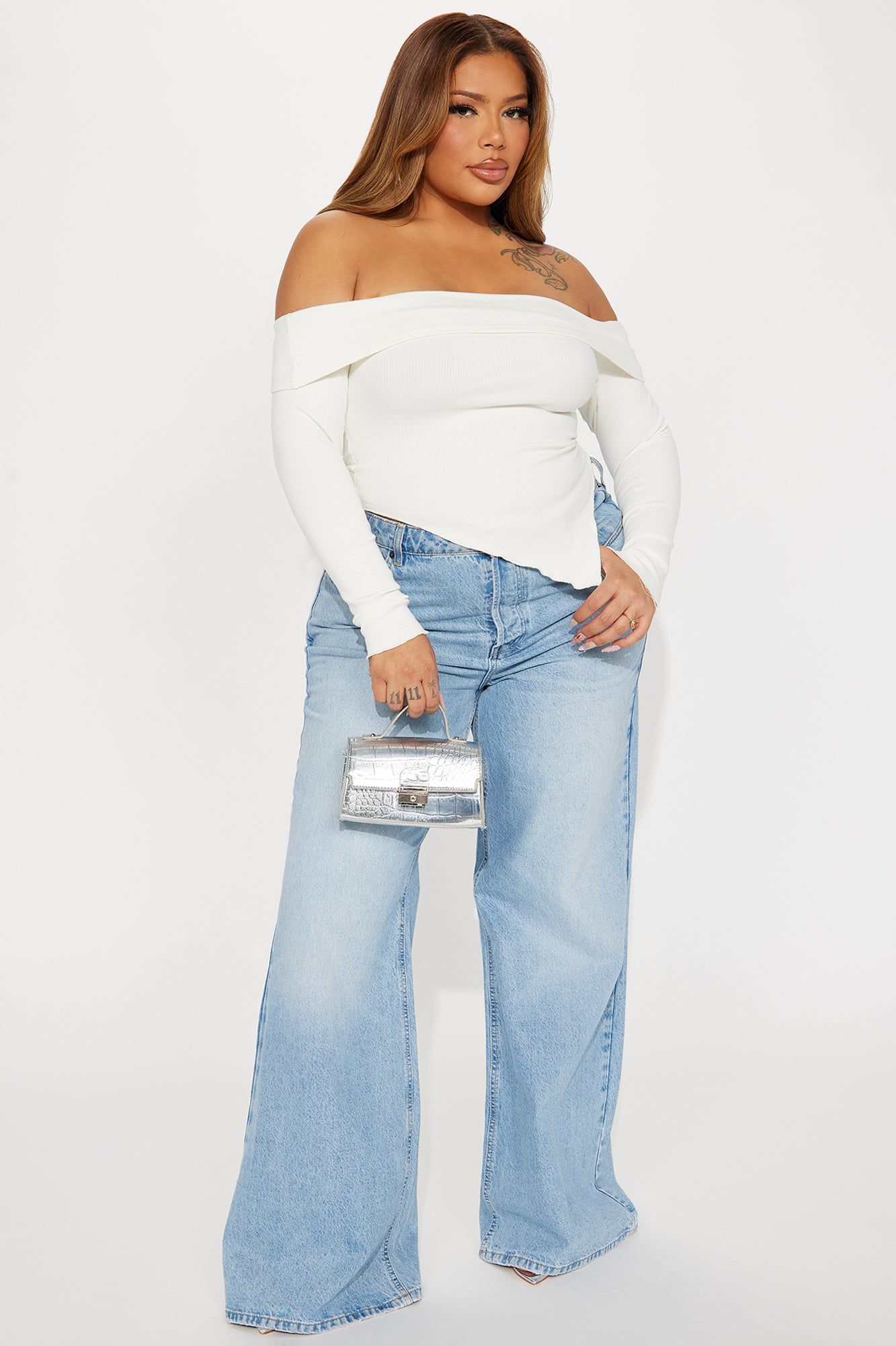 Kenna Snatched Top - Off White sold by Fashion Nova product image thumbnail 5