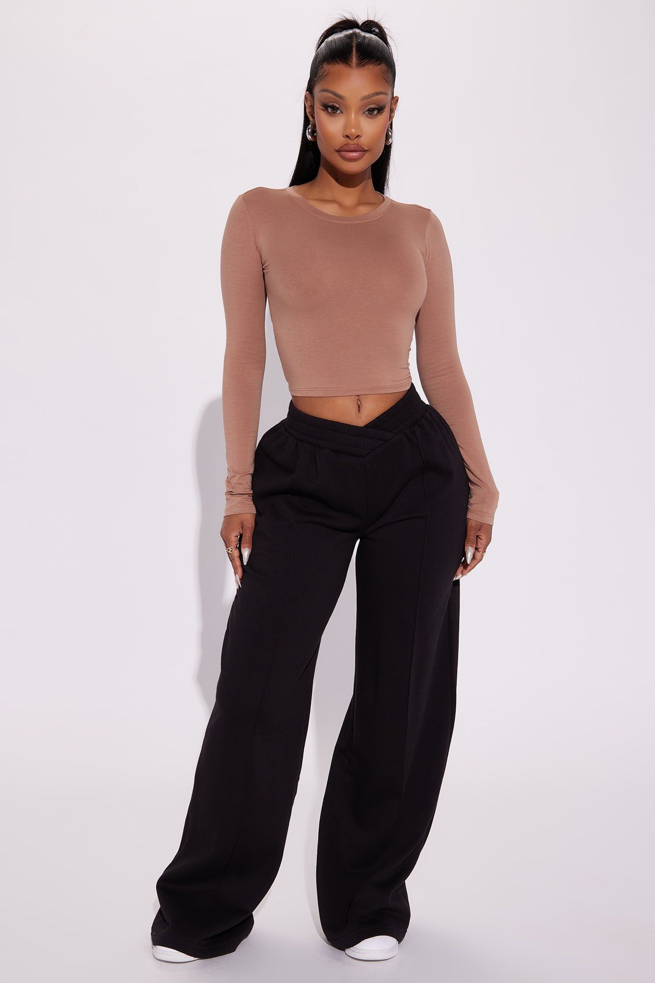 Always On The Go Top - Taupe sold by Fashion Nova product image thumbnail 2