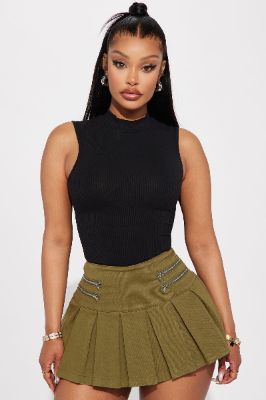Charlotte Crew Neck Top - Black sold by Fashion Nova