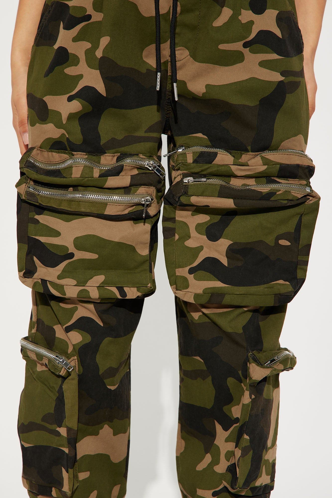 Keepin' It Casual Camo Cargo Jogger - Olive/combo sold by Fashion Nova product image thumbnail 3