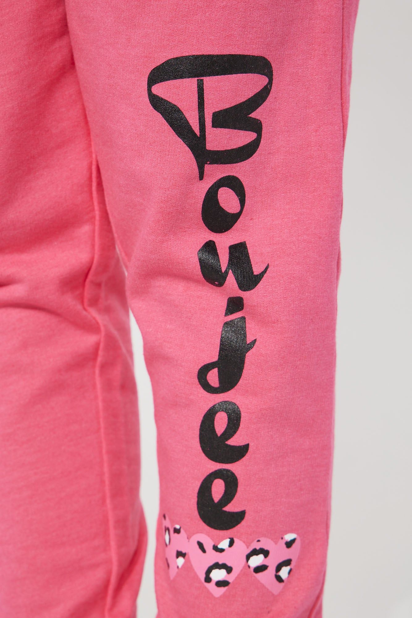 Mini Boujee Fleece Jogger Set - Hot Pink sold by Fashion Nova product image thumbnail 3