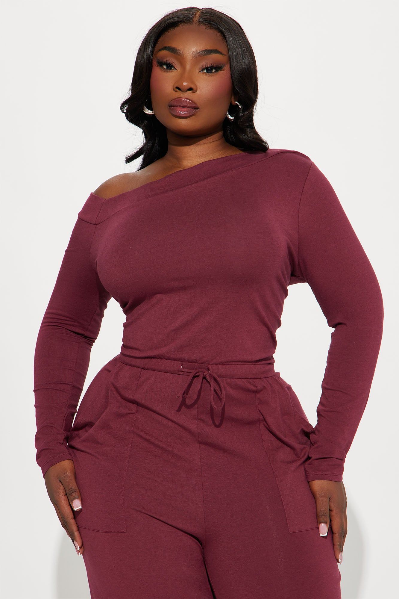 Switching Looks Jumpsuit - Wine sold by Fashion Nova product image thumbnail 5