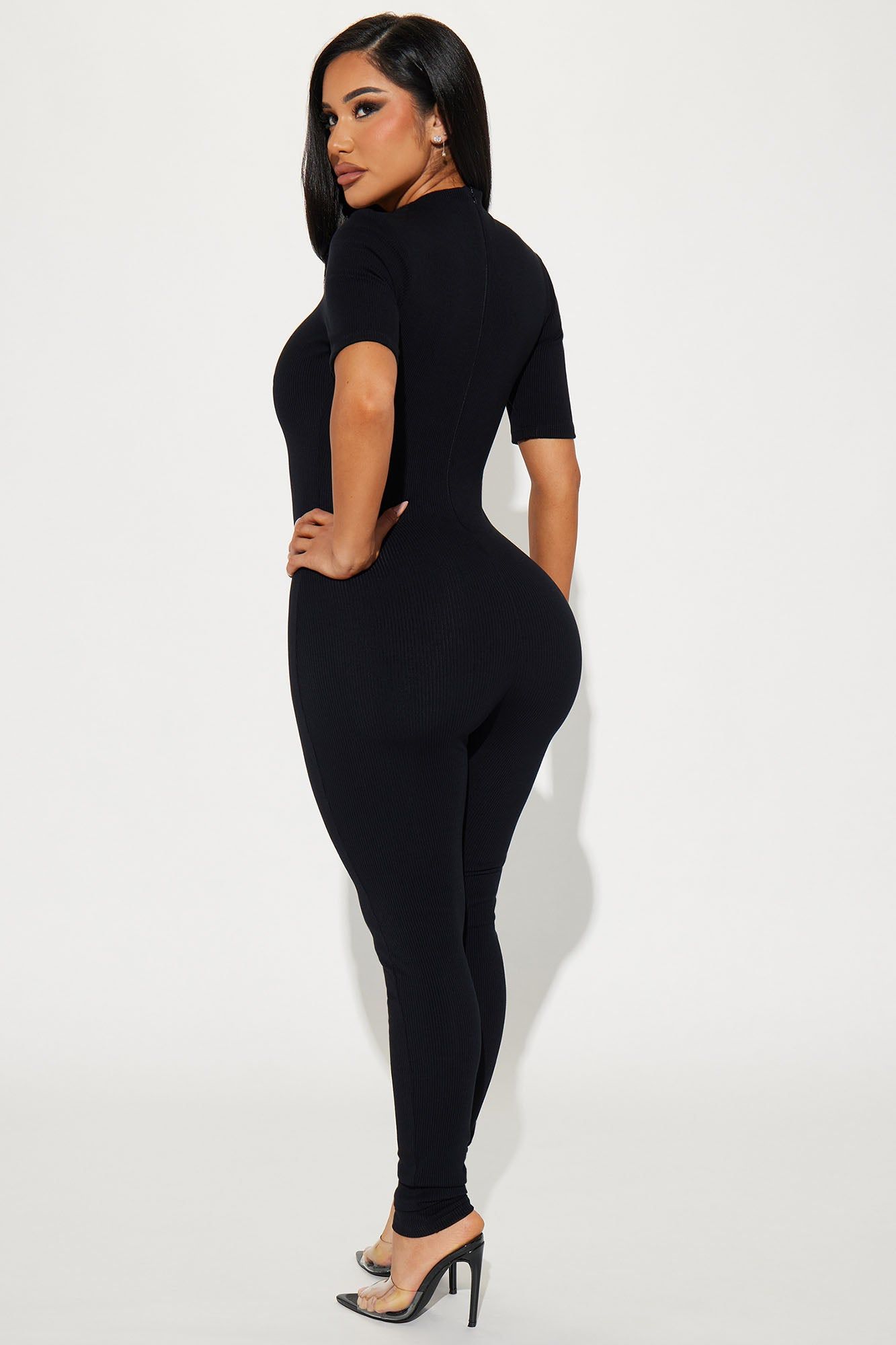 Jordy Snatched Jumpsuit - Black sold by Fashion Nova product image thumbnail 3