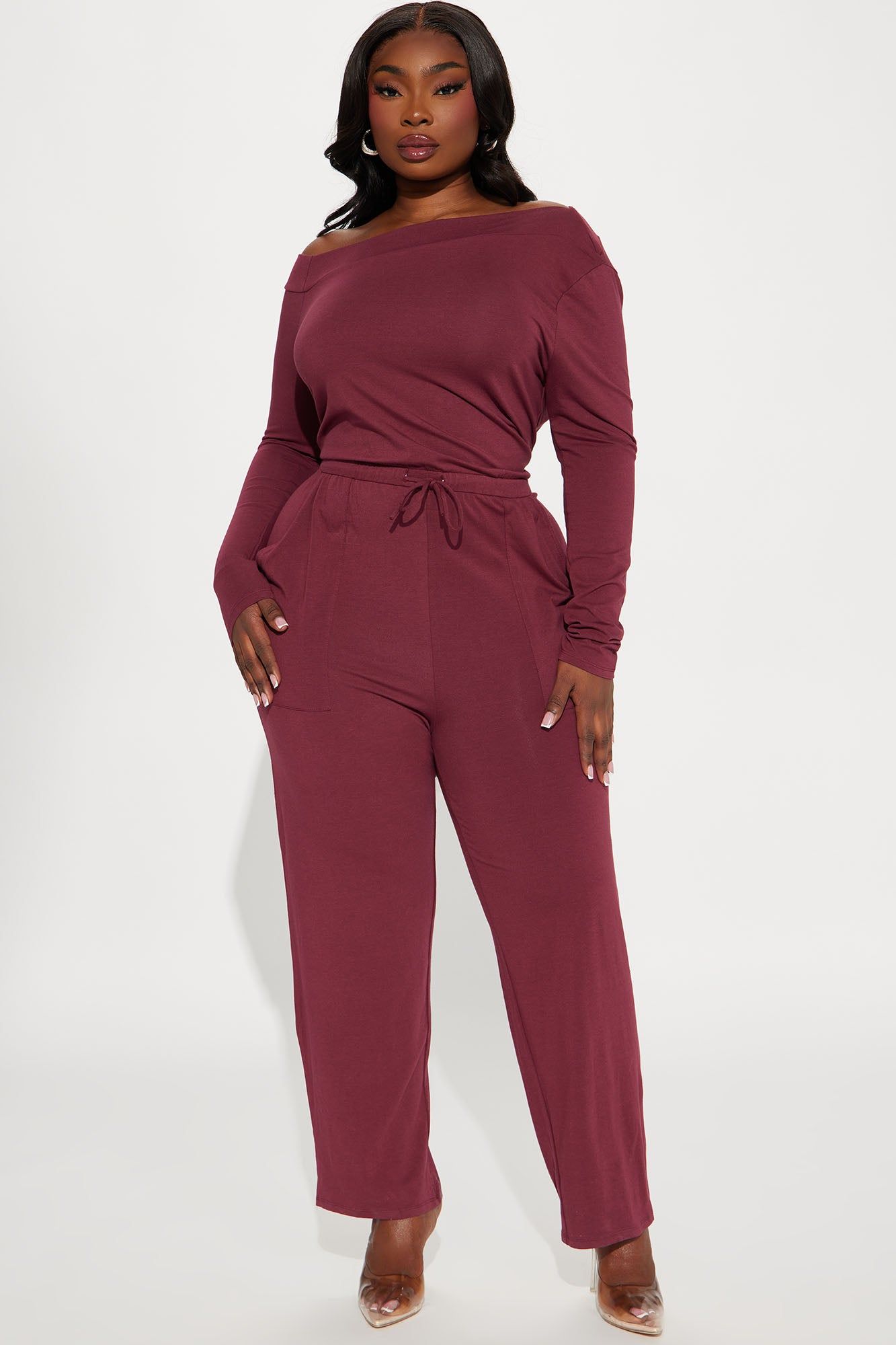 Switching Looks Jumpsuit - Wine sold by Fashion Nova product image thumbnail 4