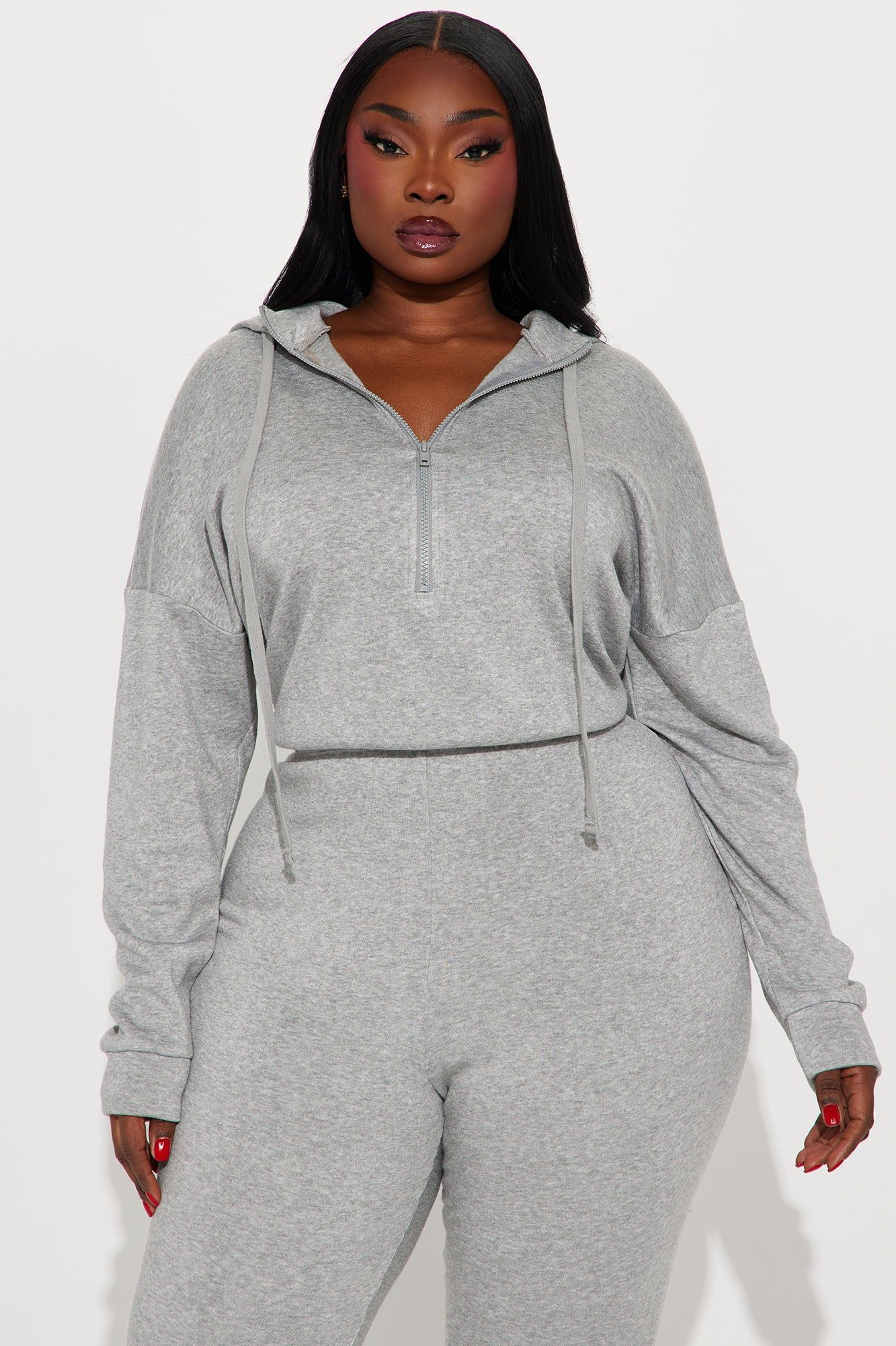 Be My Comfort Jumpsuit - Heather Grey sold by Fashion Nova product image thumbnail 5