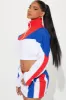 True Freedom Windbreaker Skirt Set - White/combo sold by Fashion Nova