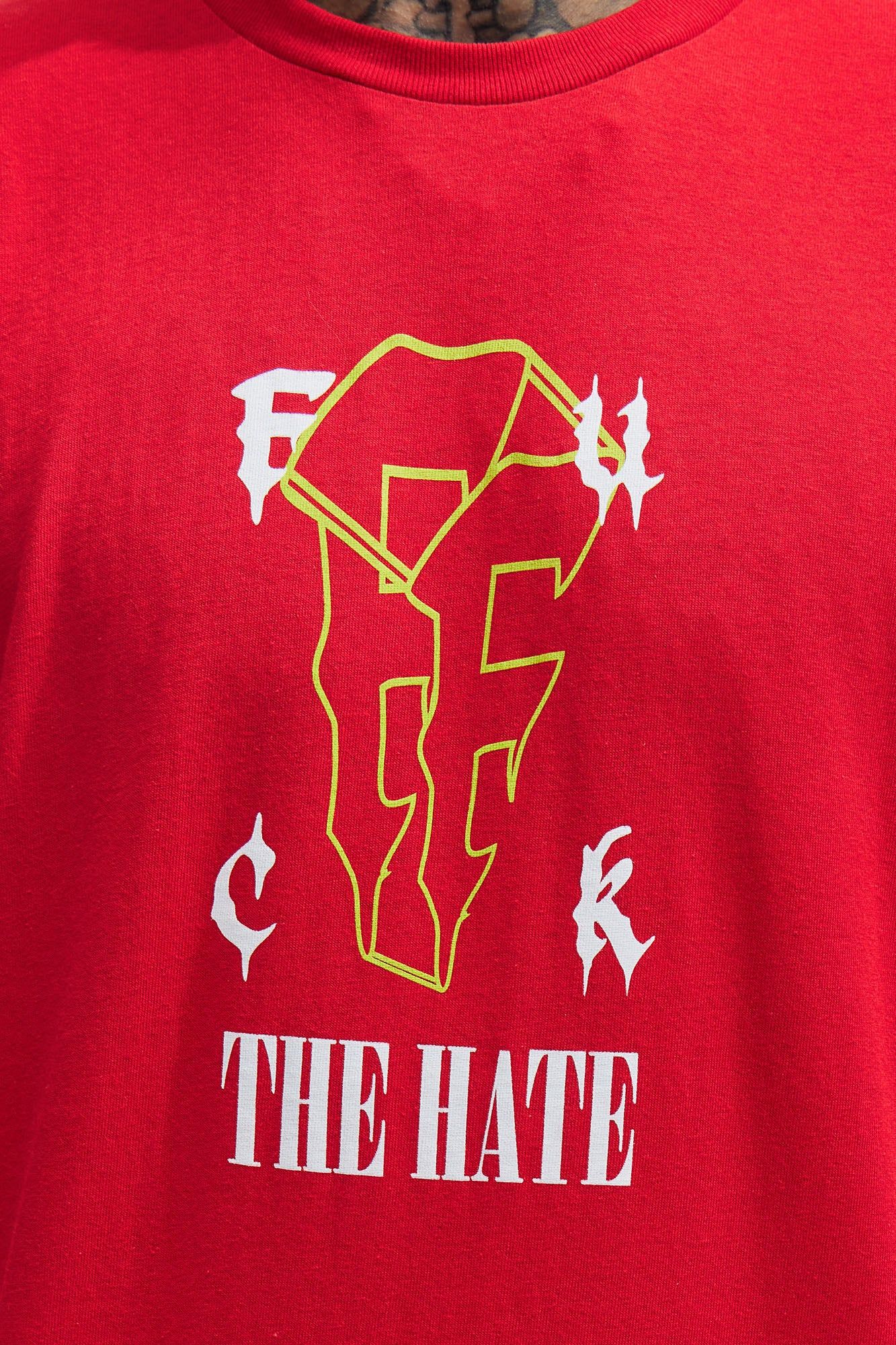 Big F Short Sleeve Tee - Red sold by Fashion Nova product image thumbnail 3