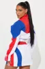 True Freedom Windbreaker Skirt Set - White/combo sold by Fashion Nova