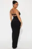 Addison Studded Denim Maxi Dress - Black sold by Fashion Nova