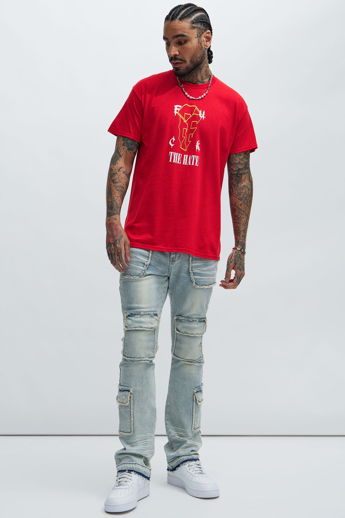 Big F Short Sleeve Tee - Red sold by Fashion Nova product image thumbnail 2