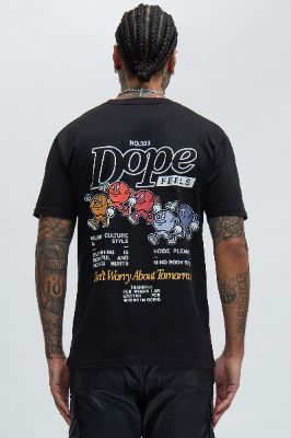 Dope Feels Short Sleeve Tee - Black sold by Fashion Nova