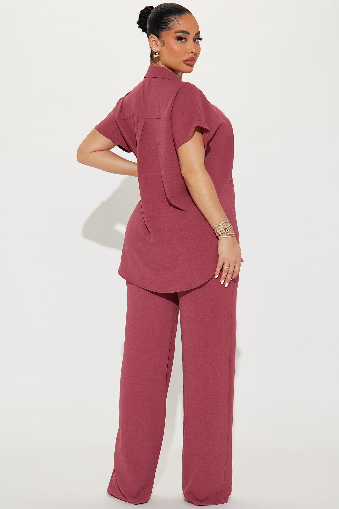 Roxanne Pant Set - Marsala sold by Fashion Nova product image thumbnail 3