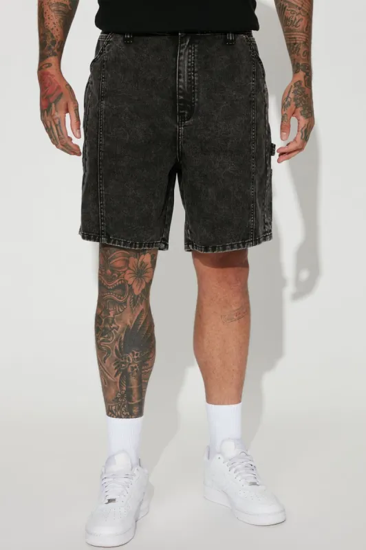 On The Way Denim Shorts - Black sold by Fashion Nova