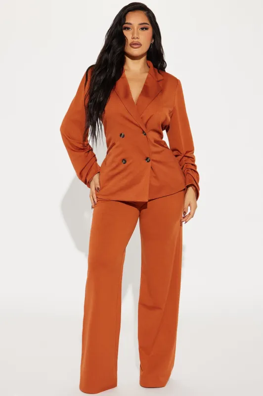 After Hours Blazer Set - Cognac sold by Fashion Nova