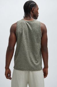 Reign Textured Tank - Olive sold by Fashion Nova