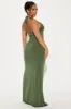 Milani Cut Out Maxi Dress - Olive sold by Fashion Nova