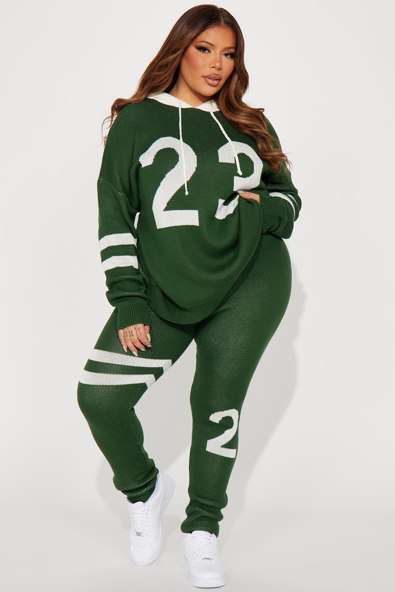 Playing The Game Sweater Legging Set - Hunter sold by Fashion Nova product image thumbnail 4