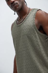 Reign Textured Tank - Olive sold by Fashion Nova
