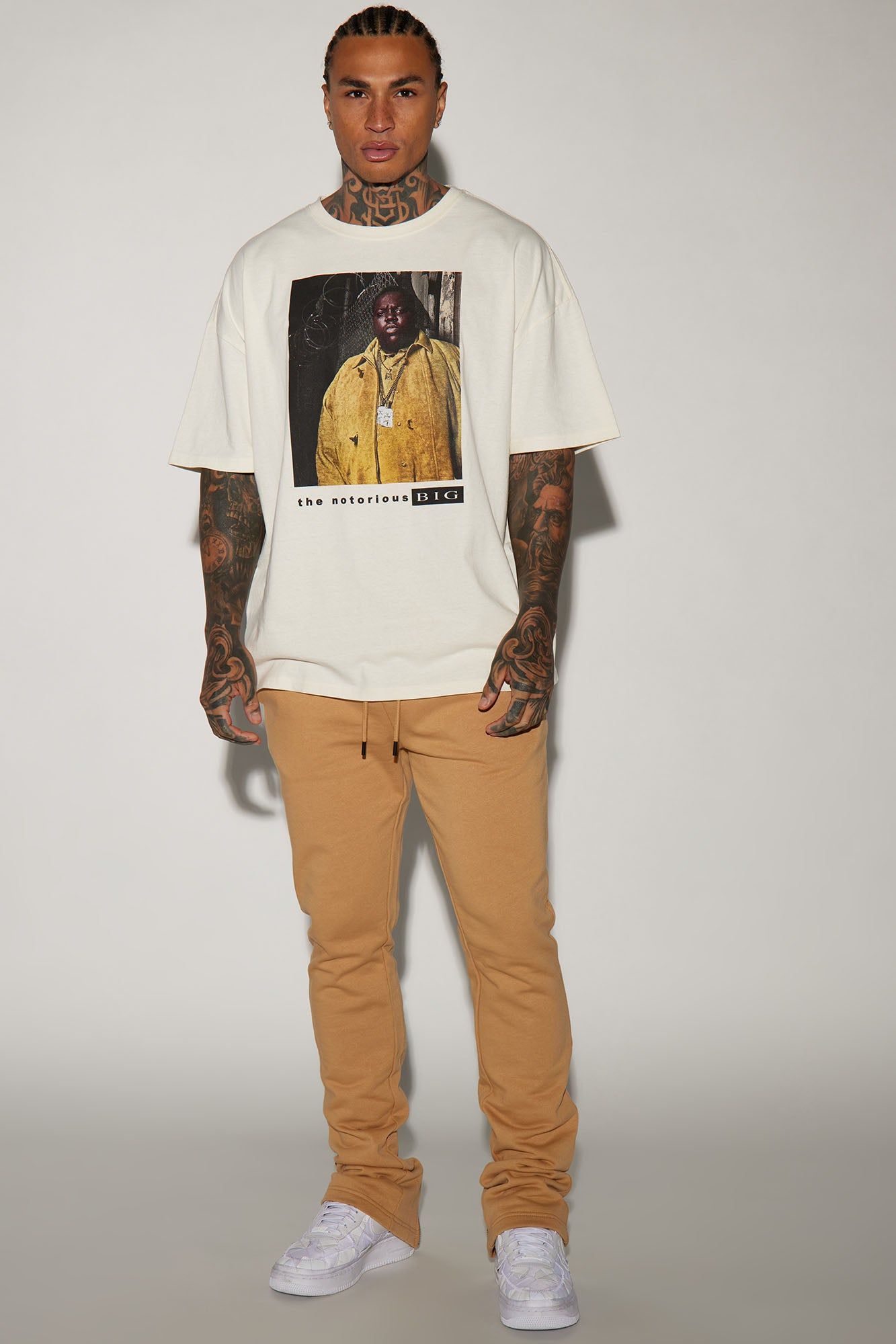 The Notorious BIG Oversized Short Sleeve Tee - White sold by Fashion Nova product image thumbnail 2