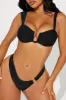 Denise U Wire 2 Piece Bikini - Black sold by Fashion Nova