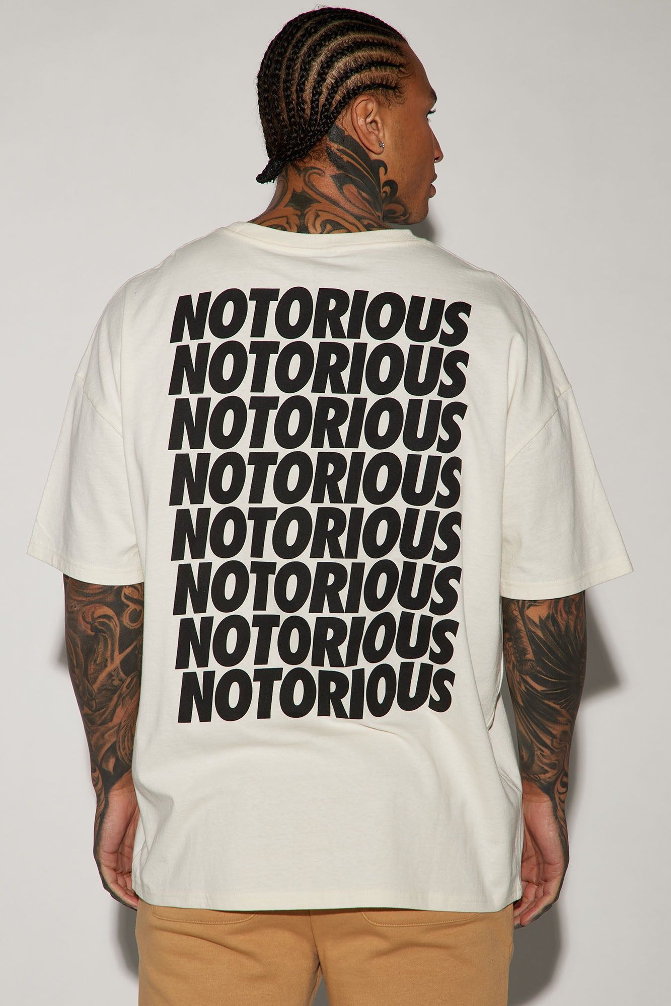 The Notorious BIG Oversized Short Sleeve Tee - White sold by Fashion Nova