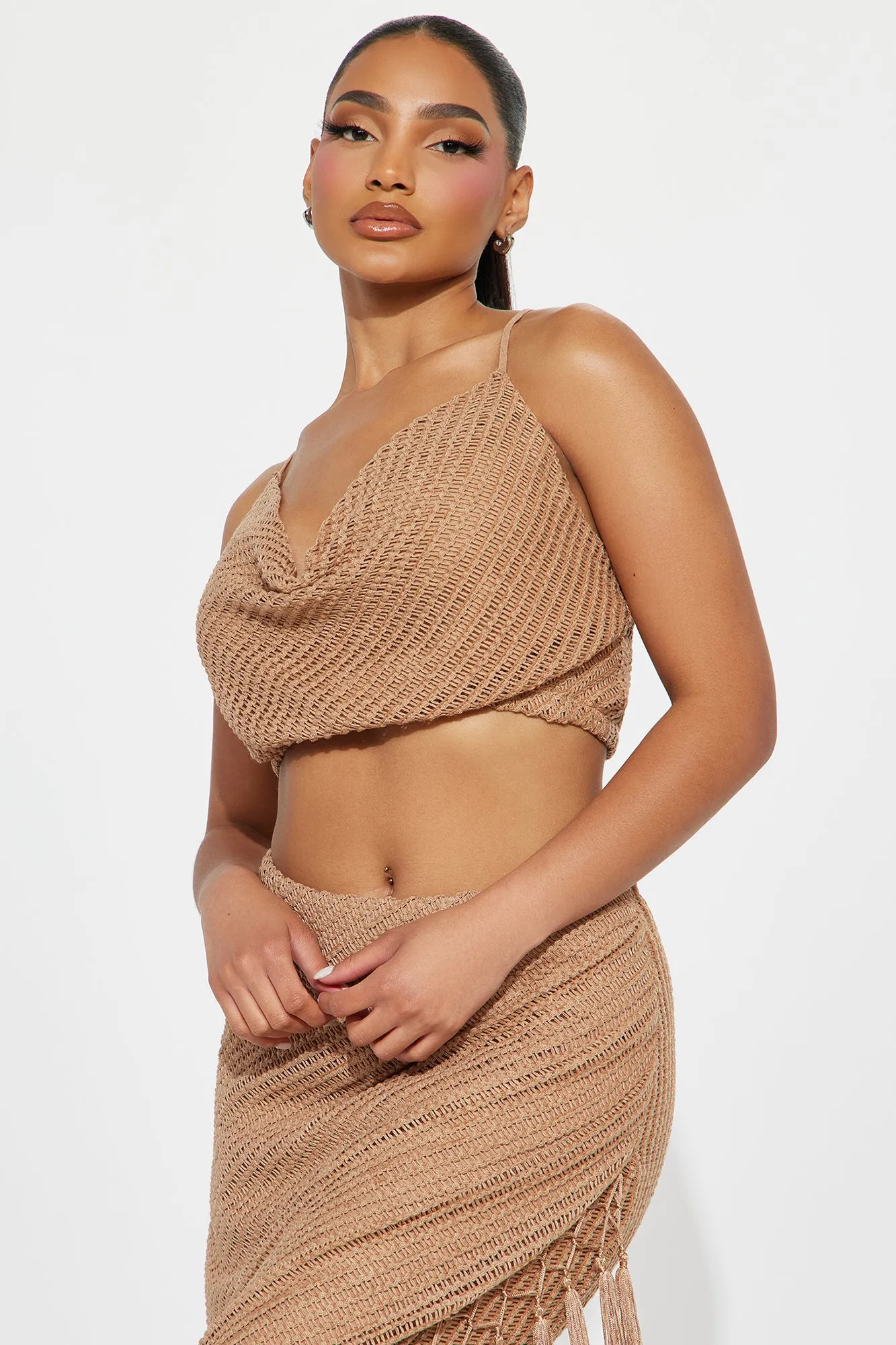 Next Vacation Skirt Set - Mocha sold by Fashion Nova product image thumbnail 2