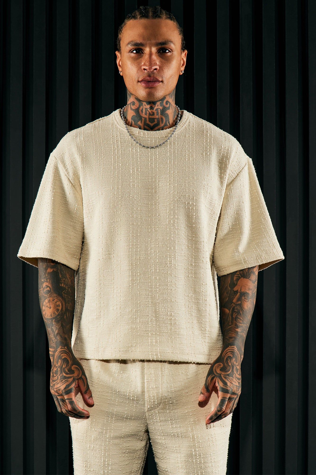 Jordan Textured Short Sleeve Tee - Off White sold by Fashion Nova product image thumbnail 2