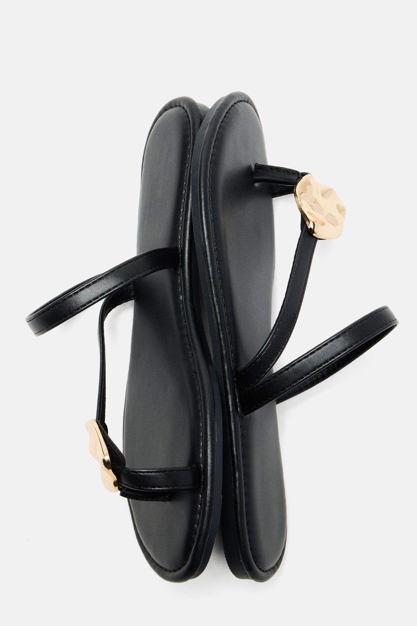 Only One Of Me Flat Sandals - Black sold by Fashion Nova product image thumbnail 3