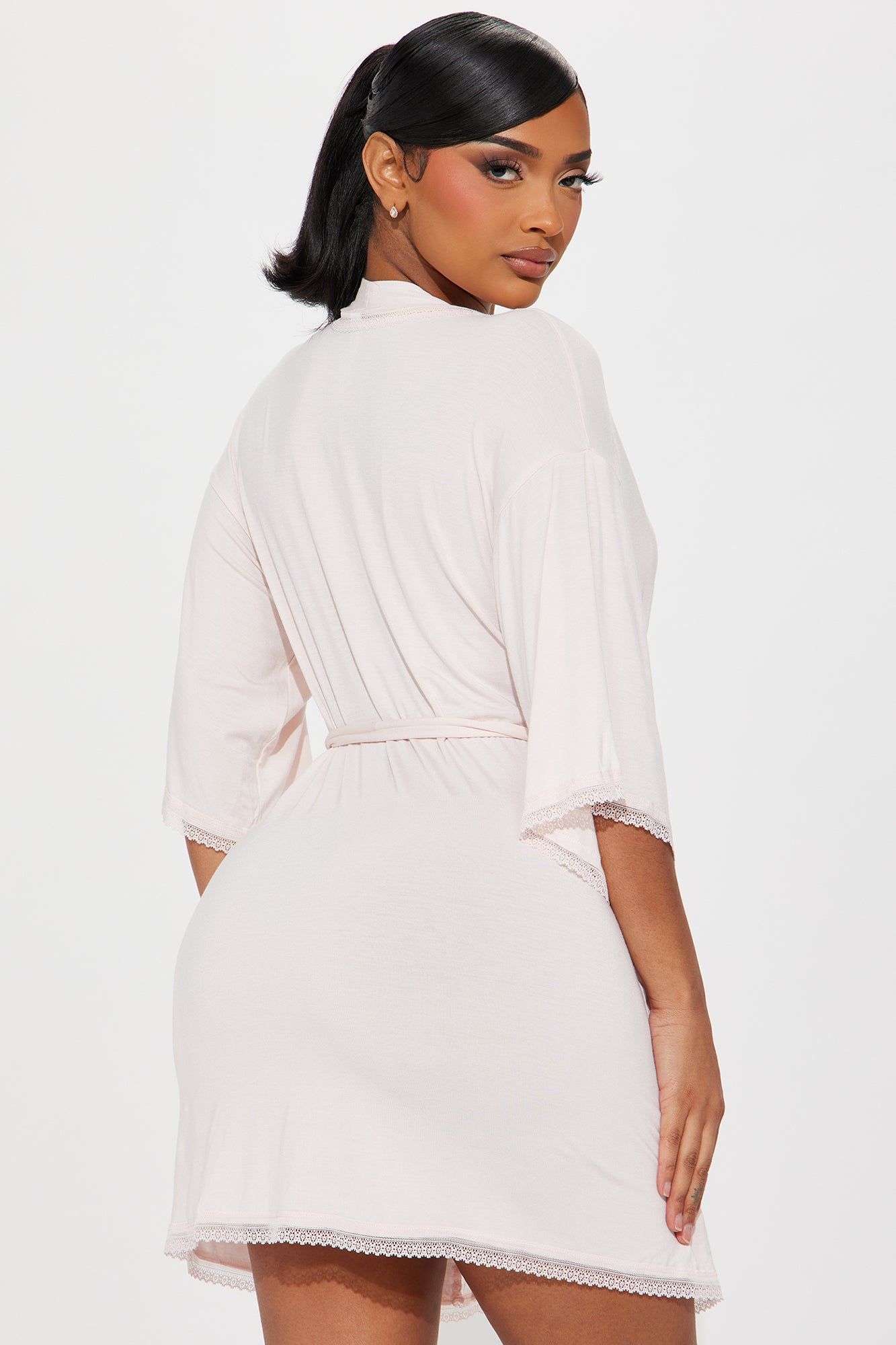 Cozy Mornings Robe - Blush sold by Fashion Nova product image thumbnail 3