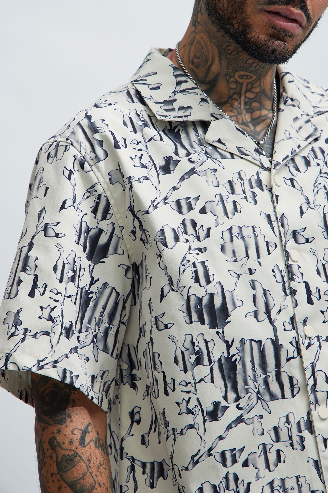 Backdraft Shirt - Cream/combo sold by Fashion Nova product image thumbnail 3