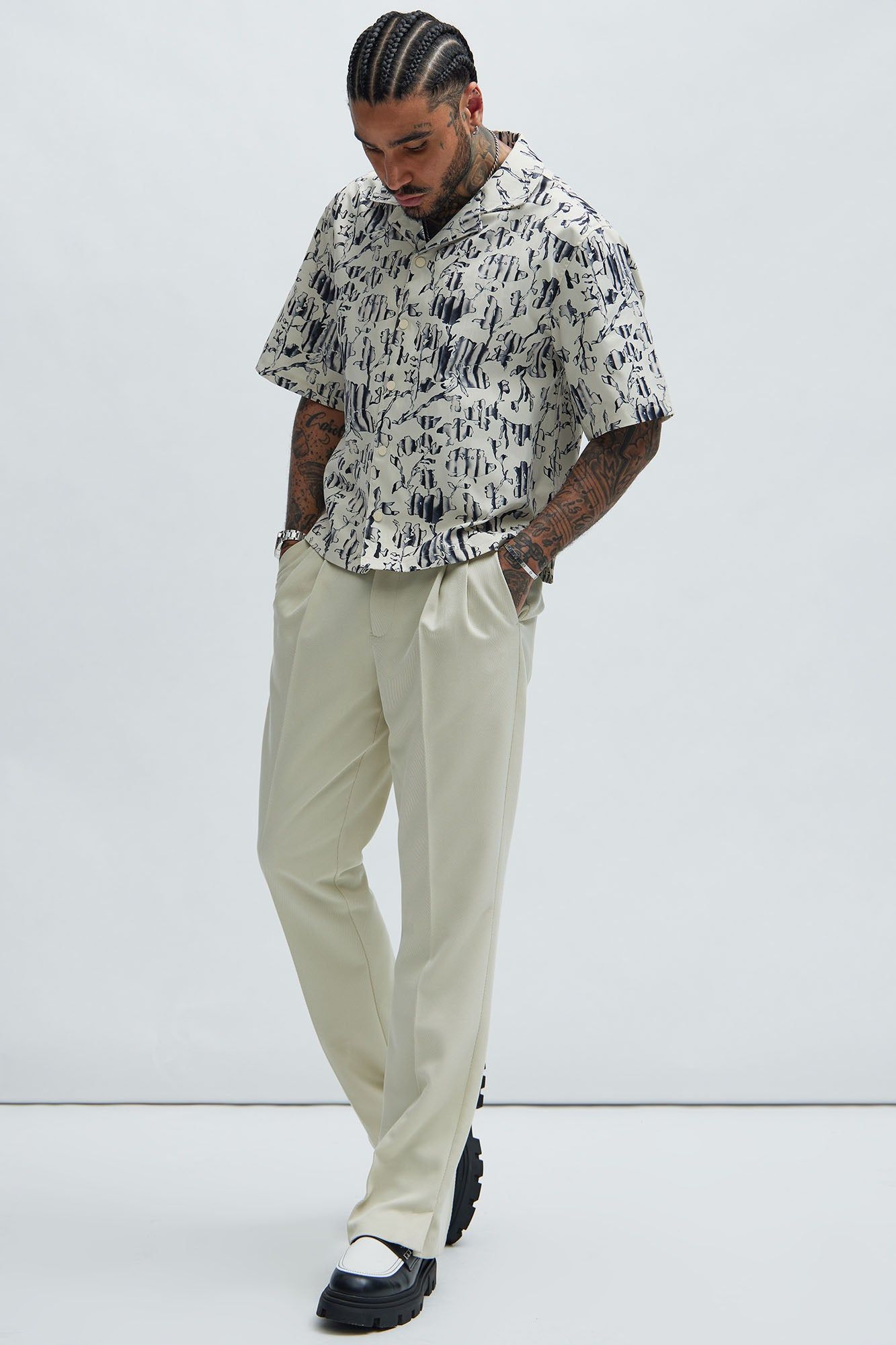 Backdraft Shirt - Cream/combo sold by Fashion Nova product image thumbnail 2