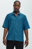 Sounds Good Textured Shirt - Blue sold by Fashion Nova