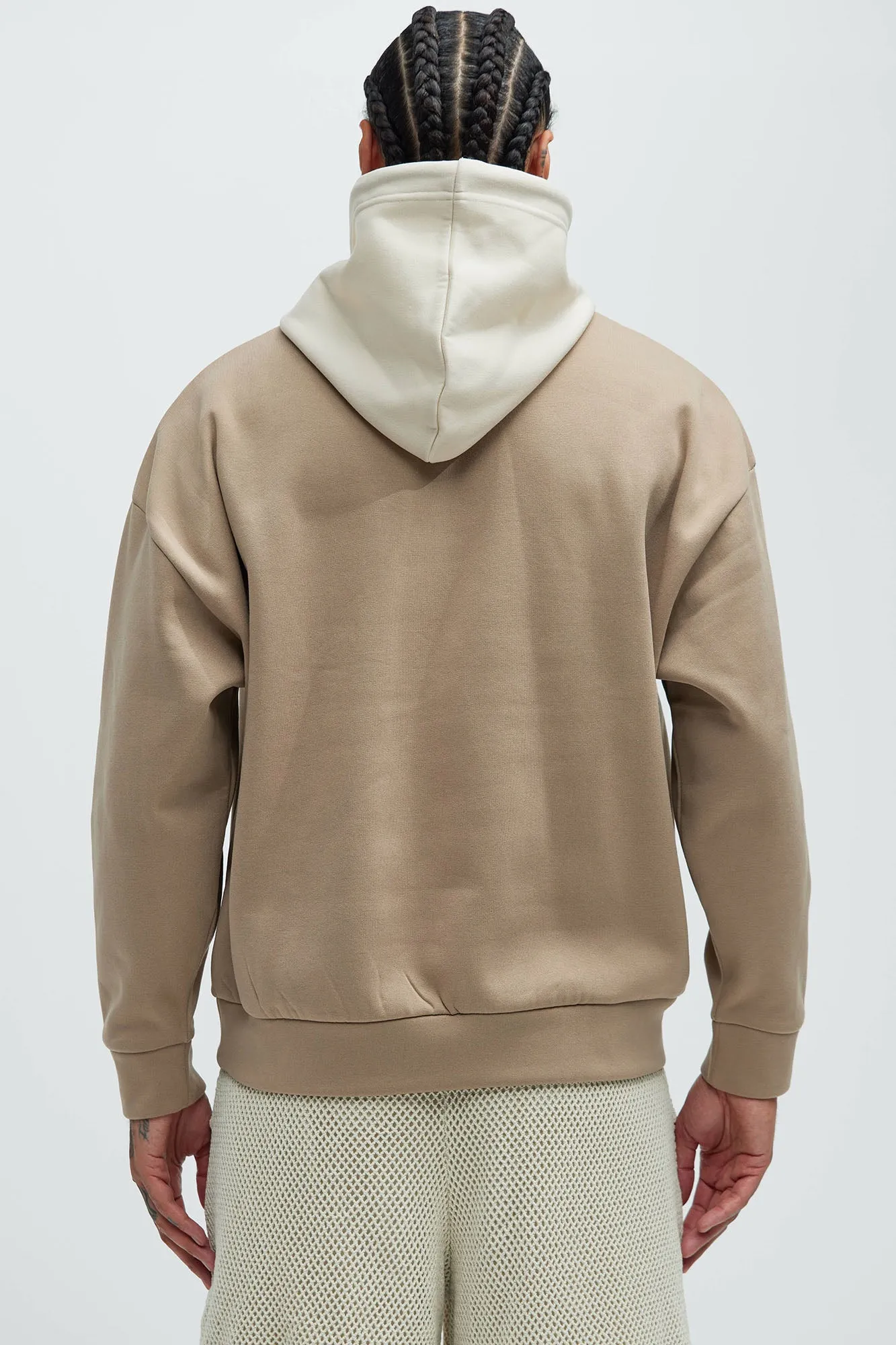 In The Trenches Hoodie - Taupe/combo sold by Fashion Nova product image thumbnail 4