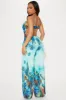 Best Of Days Jumpsuit - Blue/combo sold by Fashion Nova