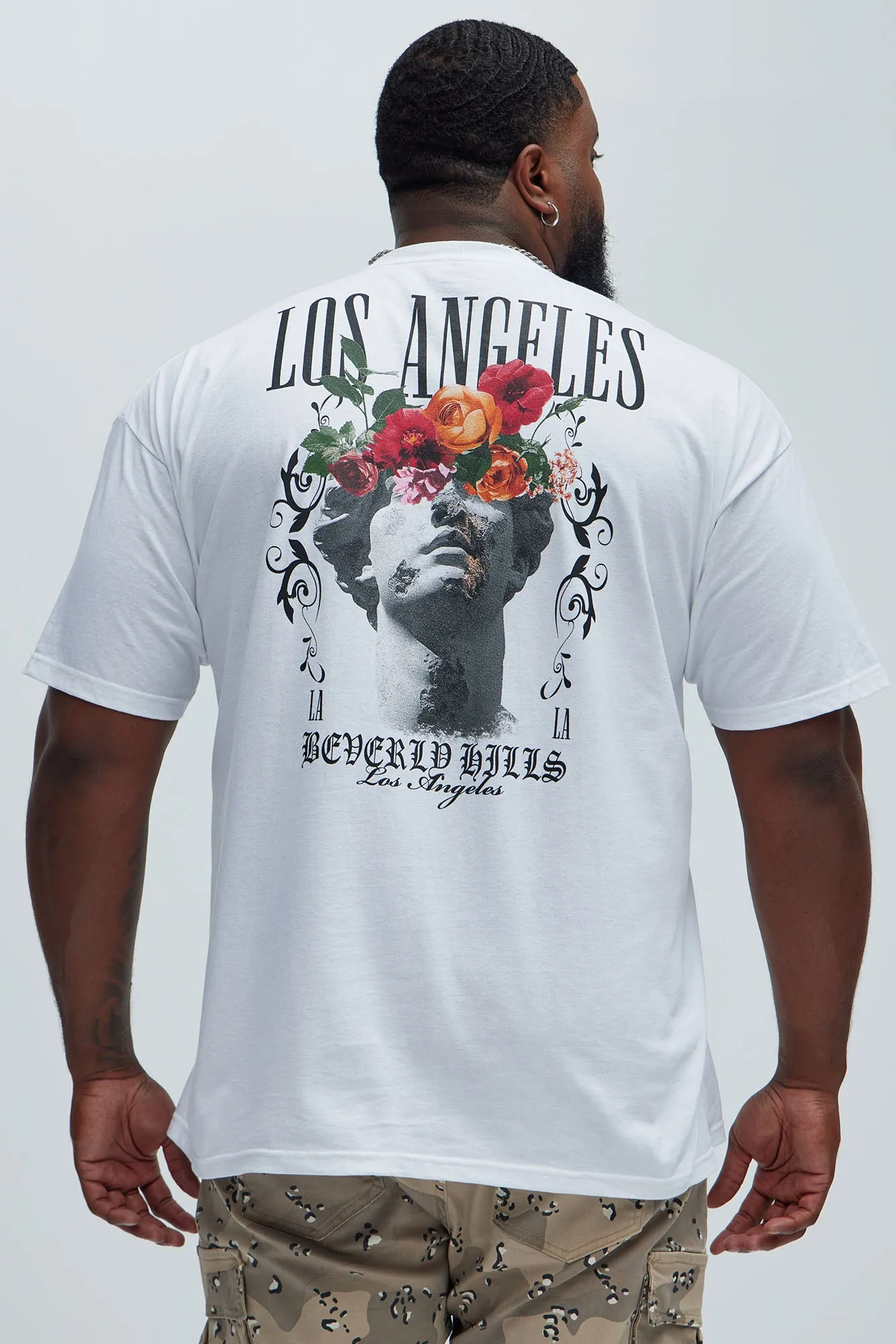 Beverly Hills In Bloom Short Sleeve Tee - White sold by Fashion Nova product image thumbnail 5